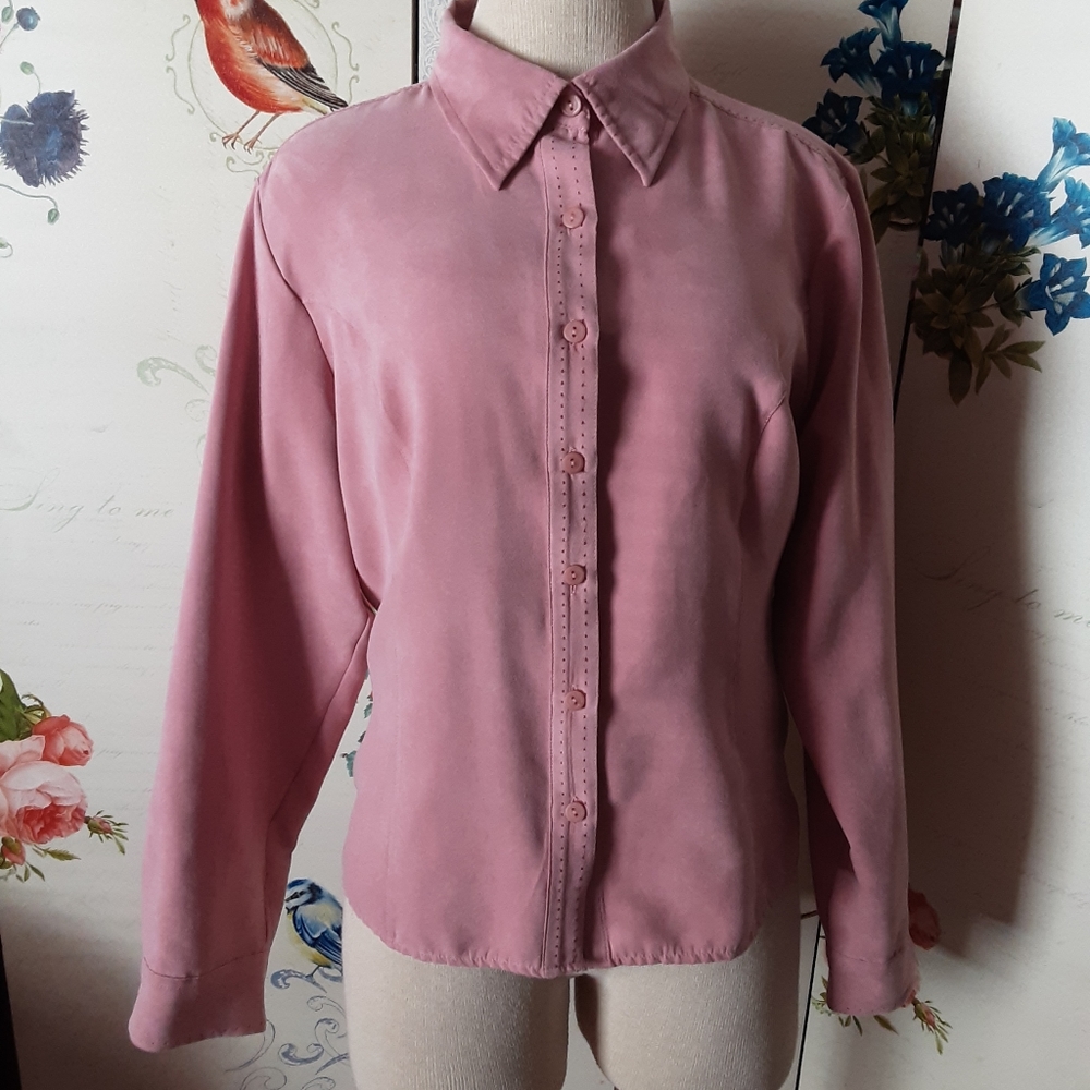 Suede feel shirt